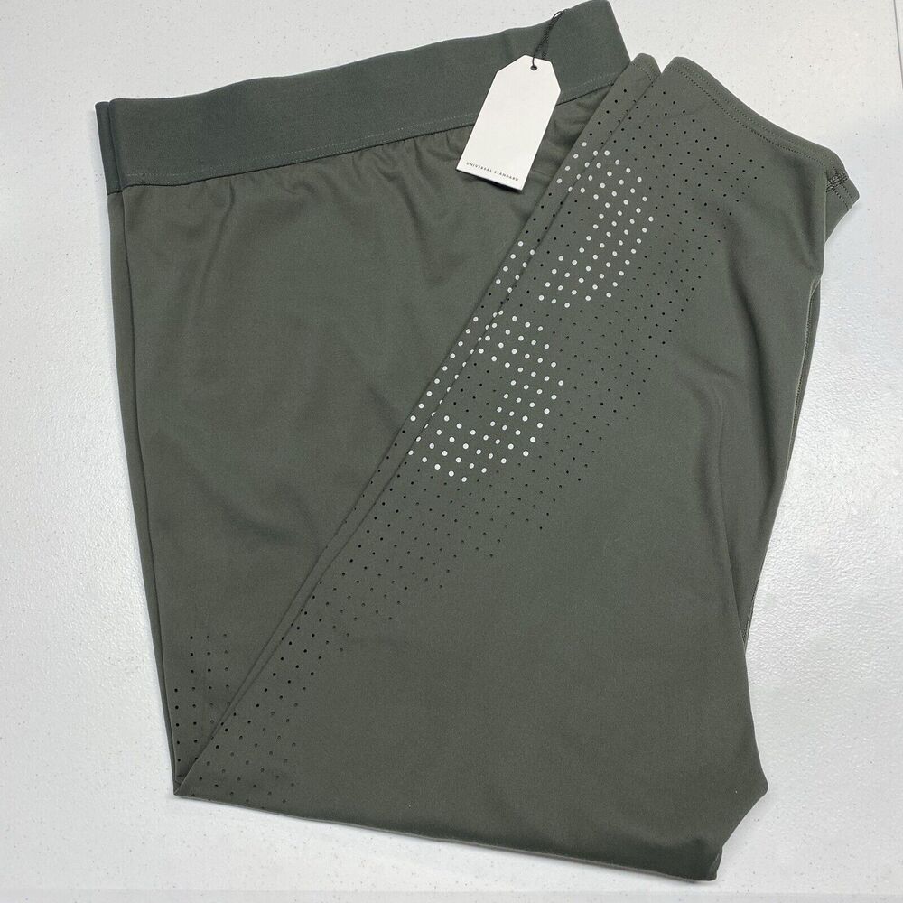 New Universal Standard Game Green Abbott Molly Legging Lasercut Plus Size 3XL/6X